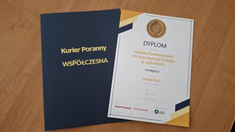 I miejsce w Plebiscycie Edukacyjnym!