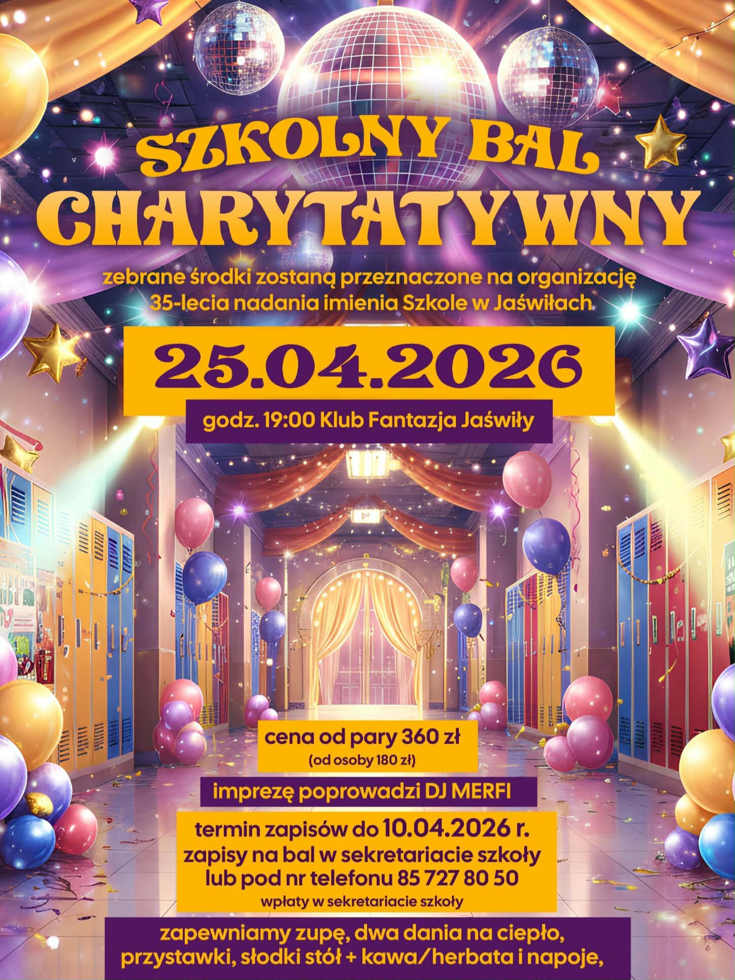 SZKOLNY BAL CHARYTATYWNY