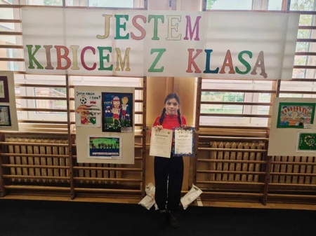 Wyróżnienie w Ogólnopolskim Konkursie ''Jestem kibicem z klasą'' 