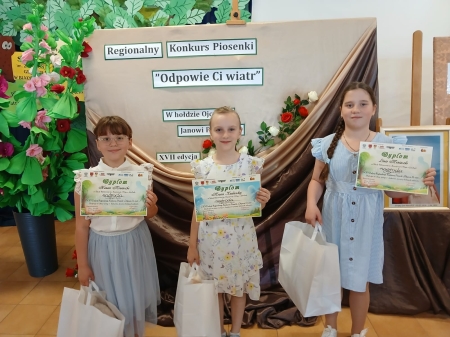 Regionalny Konkurs Piosenki „Odpowie Ci wiatr…”