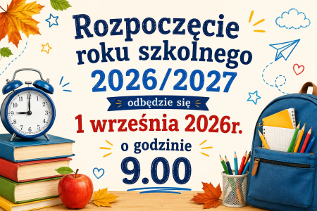 Rozpoczęcie roku szkolnego- ważne informacje